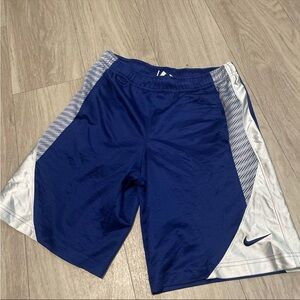 Nike Men's Athletic Shorts in Blue and White